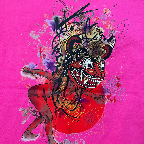 T-shirt SKKARABE.E Rose – Œuvre “DANCE"