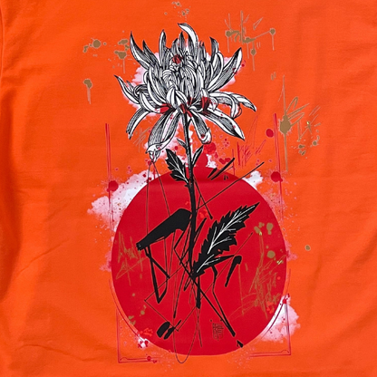 T-shirt SKKARABE.E Orange – Œuvre “IMMORTEL"
