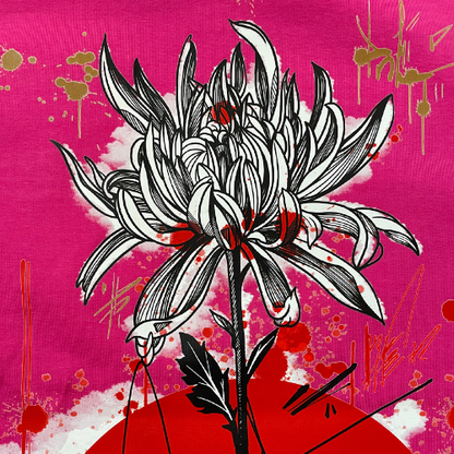 T-shirt SKKARABE.E Rose – Œuvre “IMMORTEL"