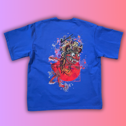 T-shirt SKKARABE.E bleu – Œuvre “DANCE"