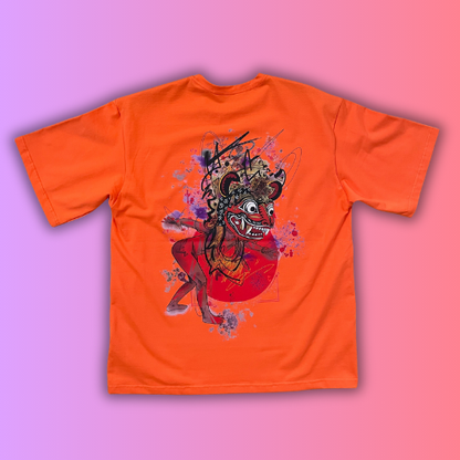 T-shirt SKKARABE.E Orange – Œuvre “DANCE"