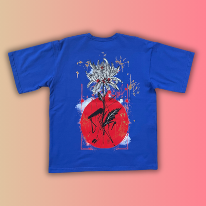 T-shirt SKKARABE.E Bleu – Œuvre “IMMORTEL"