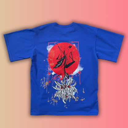 T-shirt SKKARABE.E Bleu – Œuvre “IMMORTEL"