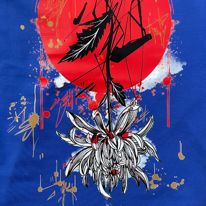 T-shirt SKKARABE.E Bleu – Œuvre “IMMORTEL"