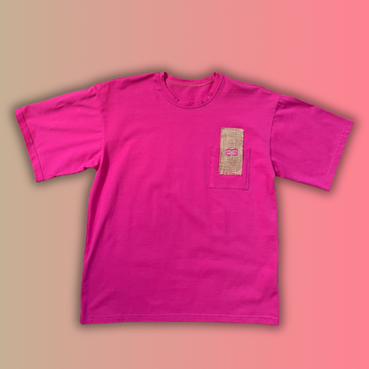 T-shirt SKKARABE.E Rose – Œuvre “SAMOURAÏ"