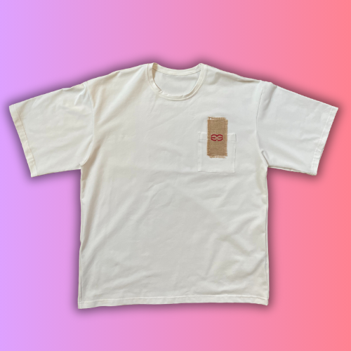 T-shirt SKKARABE.E Blanc – Œuvre “DANCE"