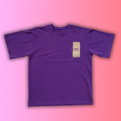 T-shirt SKKARABE.E Violet – Œuvre “SAKURA"