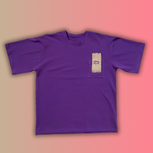T-shirt SKKARABE.E Violet – Œuvre “IMMORTEL"