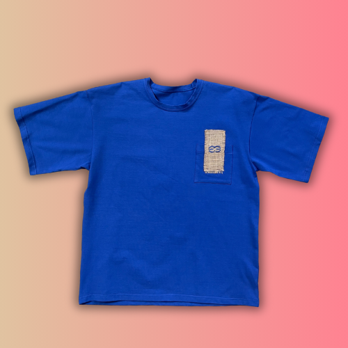 T-shirt SKKARABE.E Bleu – Œuvre “IMMORTEL"