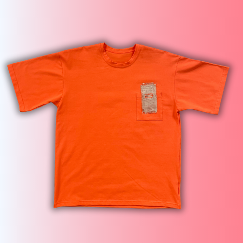 T-shirt SKKARABE.E Orange – Œuvre “KOÏ"