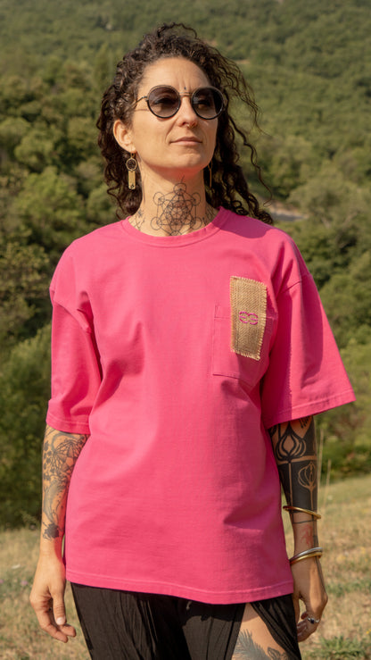 T-shirt SKKARABE.E Rose – Œuvre “DANCE"