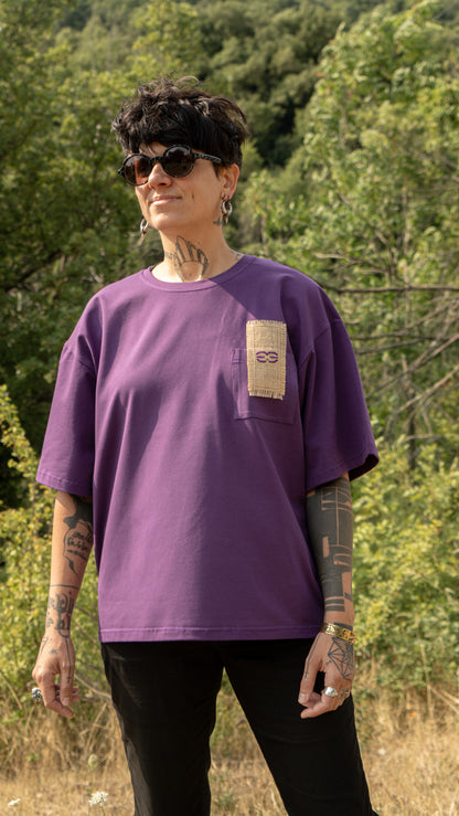 T-shirt SKKARABE.E Violet Uni.