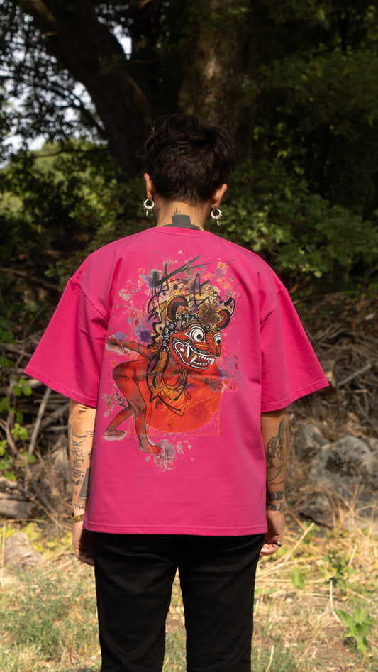 T-shirt SKKARABE.E Rose – Œuvre “DANCE"