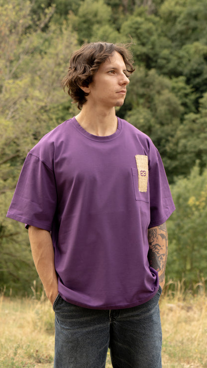 T-shirt SKKARABE.E Violet – Œuvre “DANCE"