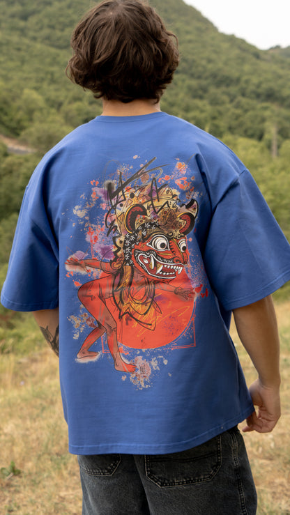 T-shirt SKKARABE.E bleu – Œuvre “DANCE"